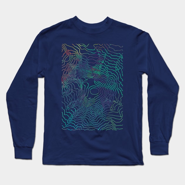 Mount Rainier Painted Long Sleeve T-Shirt by DustedDesigns